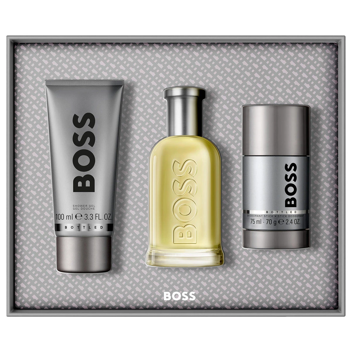 SET PERFUME HUGO BOSS BOSS BOTTLED HOMBRE EAU DE TOILETTE 100ML - 3