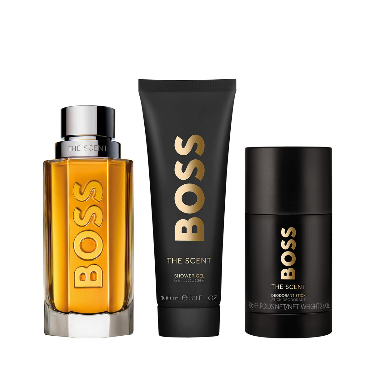SET PERFUME HUGO BOSS THE SCENT HOMBRE EAU DE TOILETTE 100ML - 1