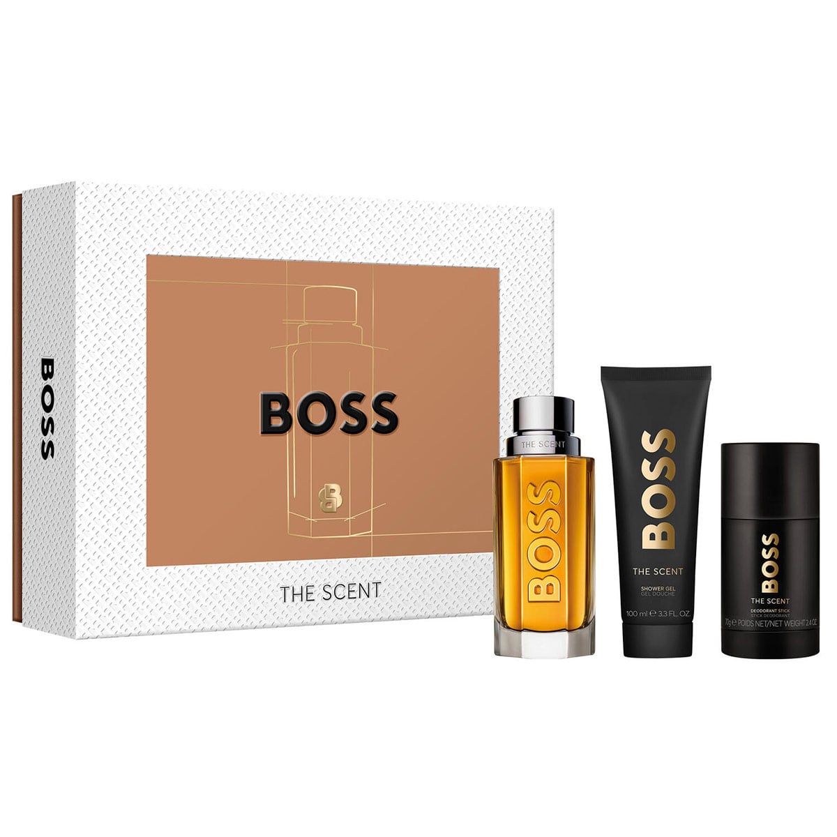 SET PERFUME HUGO BOSS THE SCENT HOMBRE EAU DE TOILETTE 100ML - 2