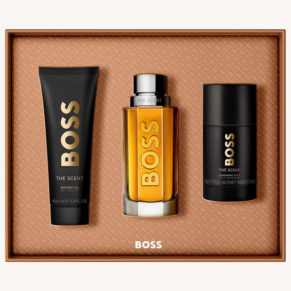 SET PERFUME HUGO BOSS THE SCENT HOMBRE EAU DE TOILETTE 100ML - 3