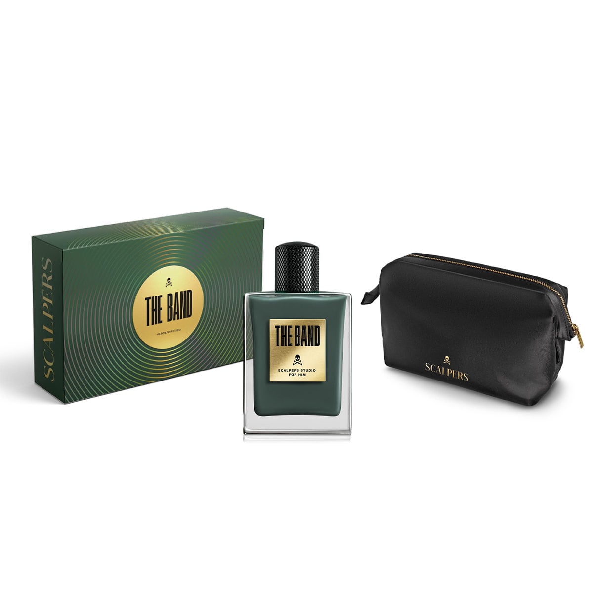 SET PERFUME SCALPERS THE BAND FOR HIM EAU DE PARFUM 100ML+NECESER - 1