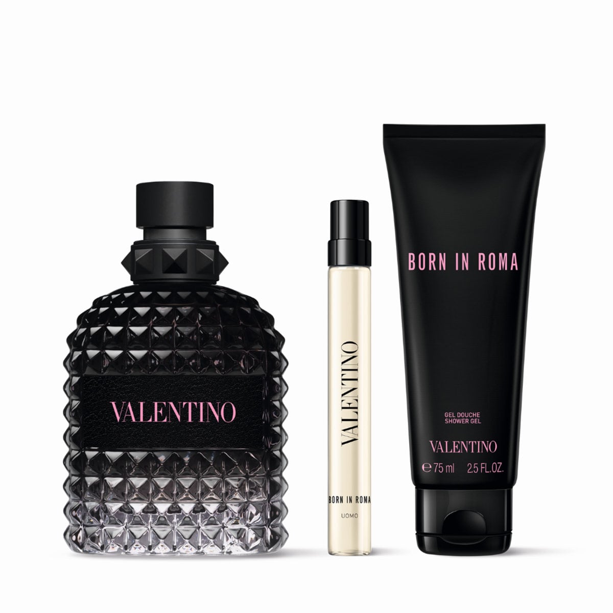 SET PERFUME VALENTINO BORN IN ROMA HOMBRE EDT 100ML+75ML+10ML - 2