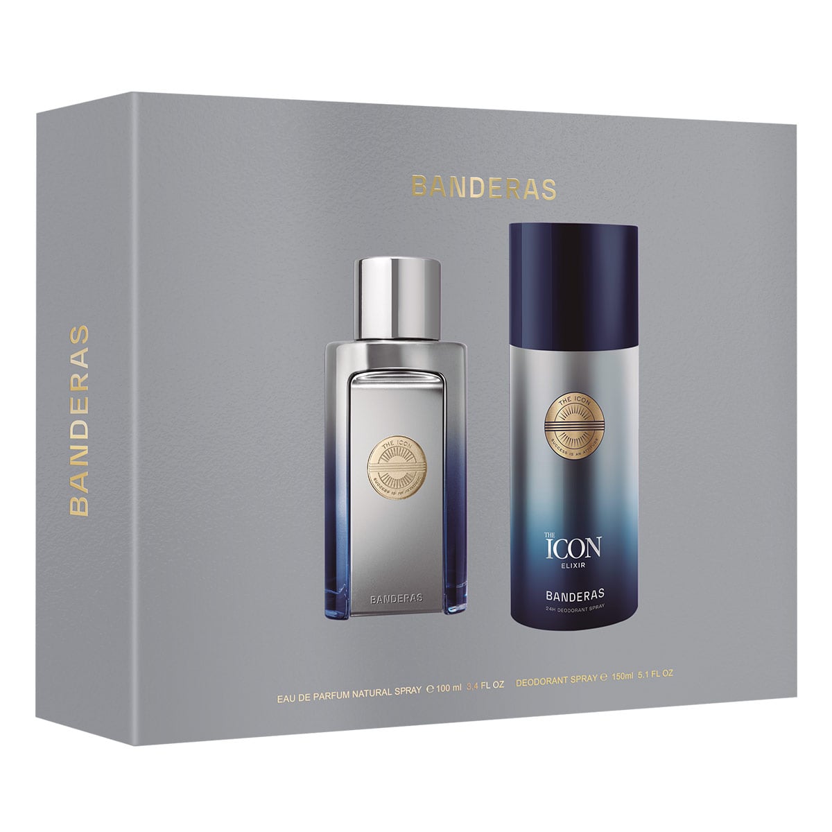 ESTUCHE PERFUME ANTONIO BANDERAS ICON ELIXIR HOMBRE EDP 100ML+DEO 150ML - 2