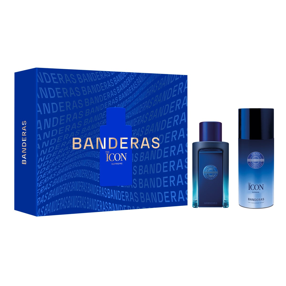 ESTUCHE PERFUME ANTONIO BANDERAS ICON SUPREME HOMBRE EDP 100ML+DEO 150ML - 1