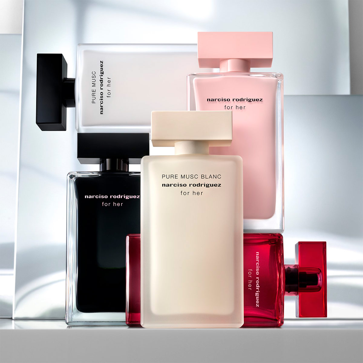 PERFUME NARCISO RODRIGUEZ PURE MUSC BLANC MUJER EDP INTENSE 100ML - 5