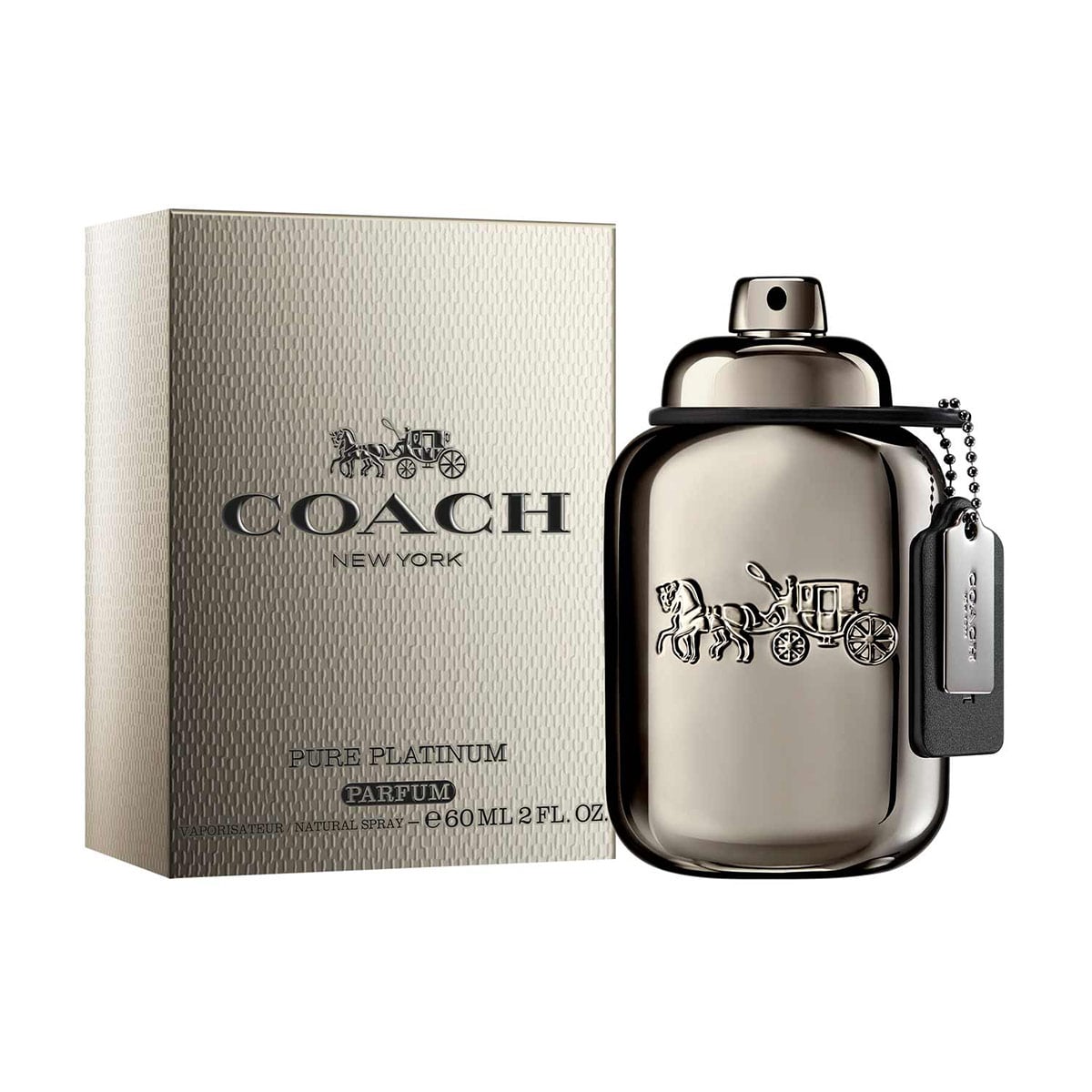 PERFUME COACH PURE PLATINUM HOMBRE PARFUM 60ML - 1