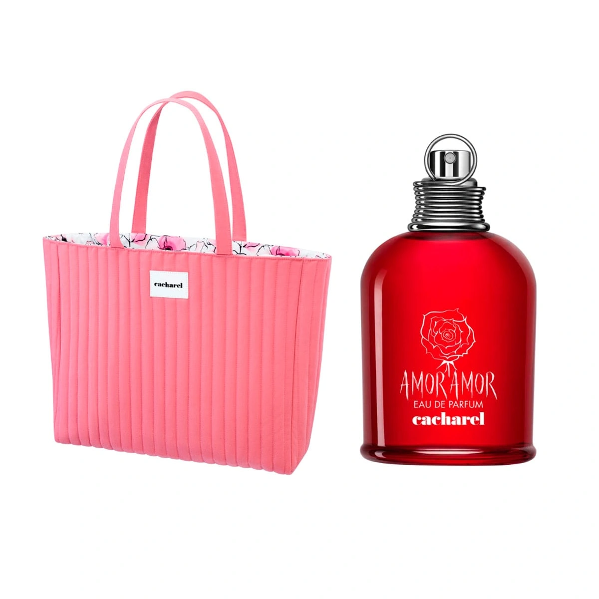 SET PERFUME CACHAREL AMOR AMOR MUJER EDP 100ML+BOLSO - 1