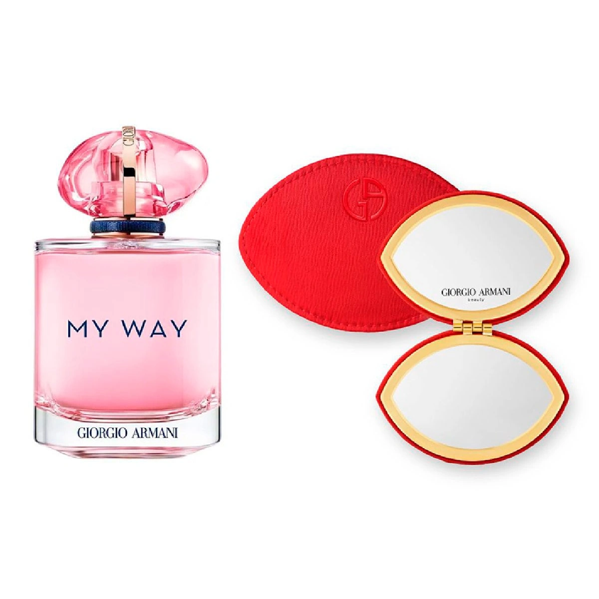 SET PERFUME GIORGIO ARMANI MY WAY NECTAR MUJER EDP 90ML+ESPEJO - 1