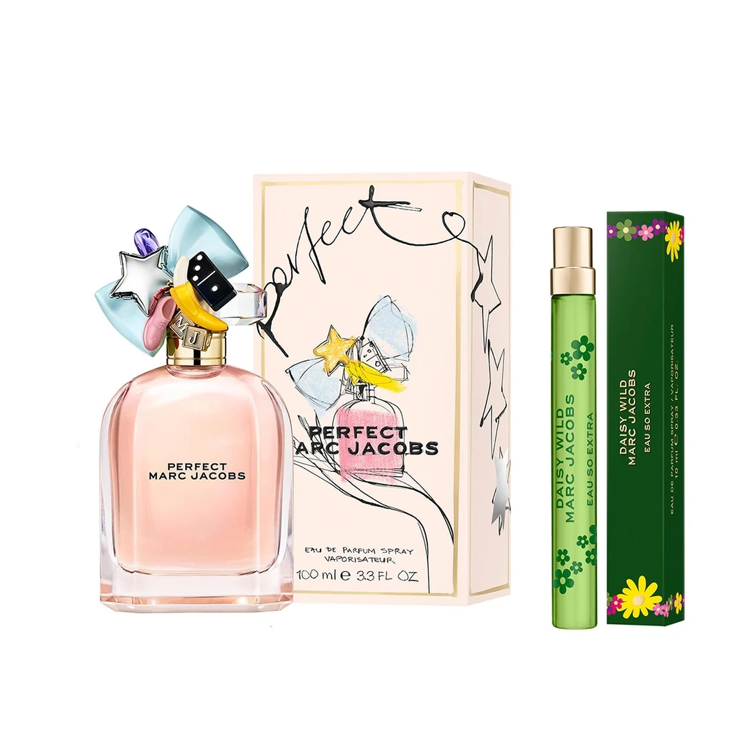 SET PERFUME MARC JACOBS PERFECT MUJER EAU DE PARFUM 100ML+PEN SPRAY - 1
