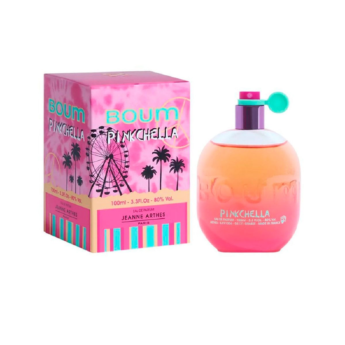 SET PERFUME JEANNE ARTHES MUJER BOUM CANDY LAND+PINKCHELLA EDP 100ML - 4