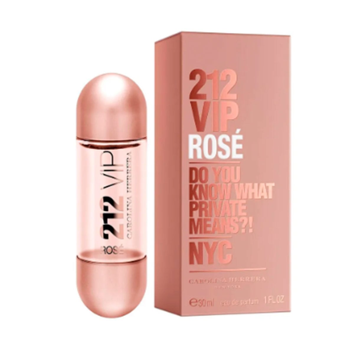 PERFUME CAROLINA HERRERA 212 VIP ROSE MUJER EDP 30ML - 1
