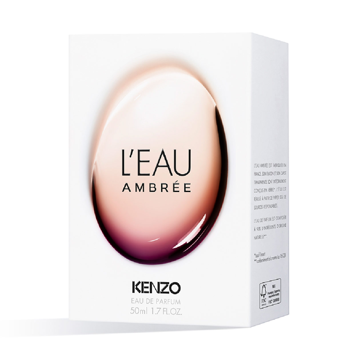 PERFUME KENZO L'EAU AMBRÉE UNISEX EDP 50ML - 8