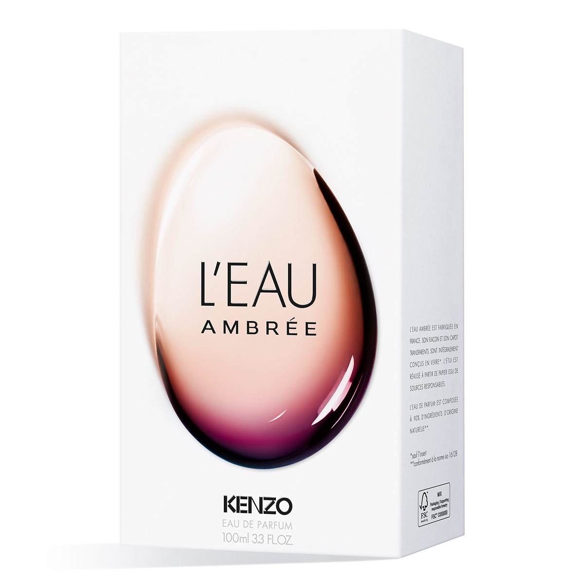 PERFUME KENZO L'EAU AMBRÉE UNISEX EDP 100ML - 8