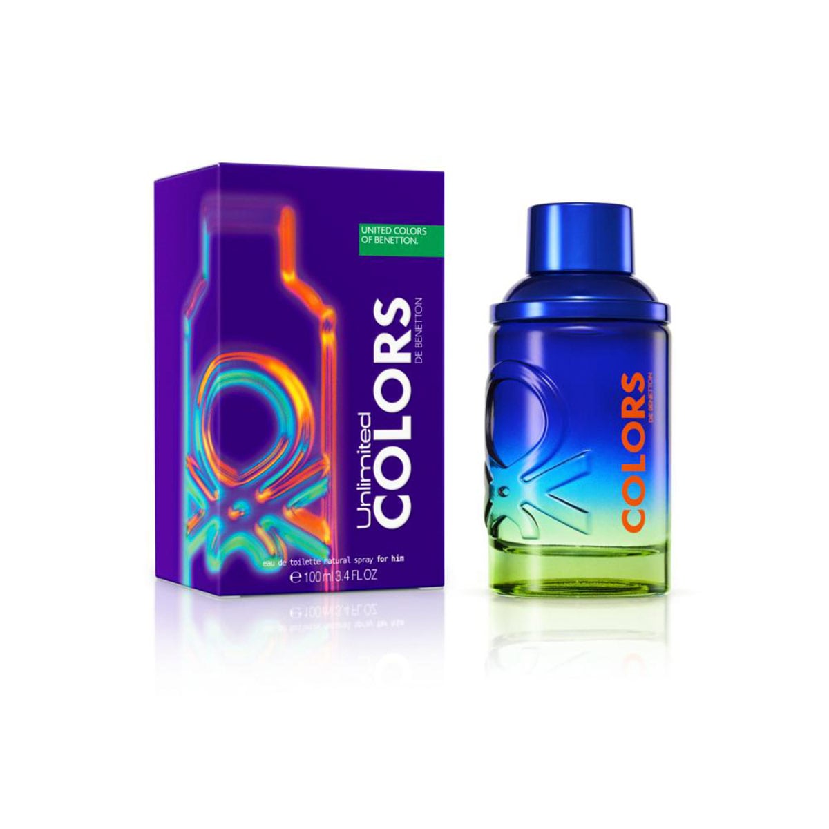 PERFUME BENETTON COLORS UNLIMITED HOMBRE EDT 100ML - 1