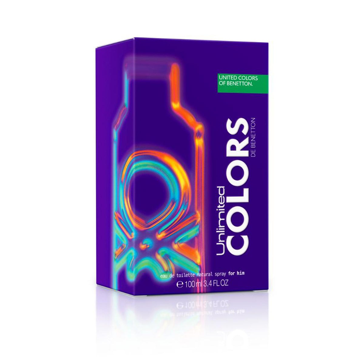 PERFUME BENETTON COLORS UNLIMITED HOMBRE EDT 100ML - 3