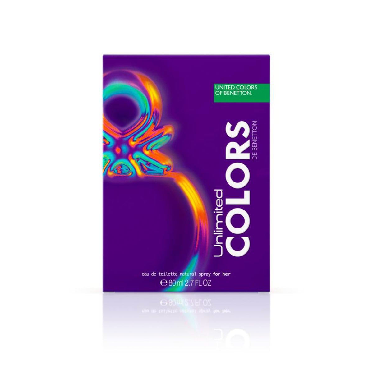 PERFUME BENETTON COLORS UNLIMITED MUJER EDT 80ML - 3