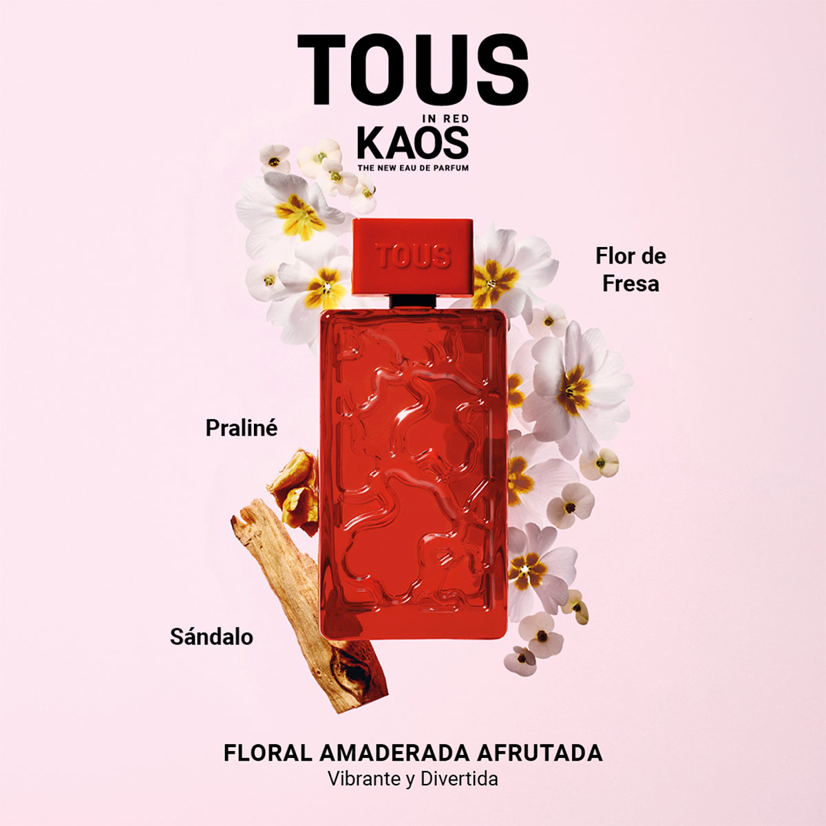PERFUME TOUS KAOS IN RED MUJER EDP 100ML - 2