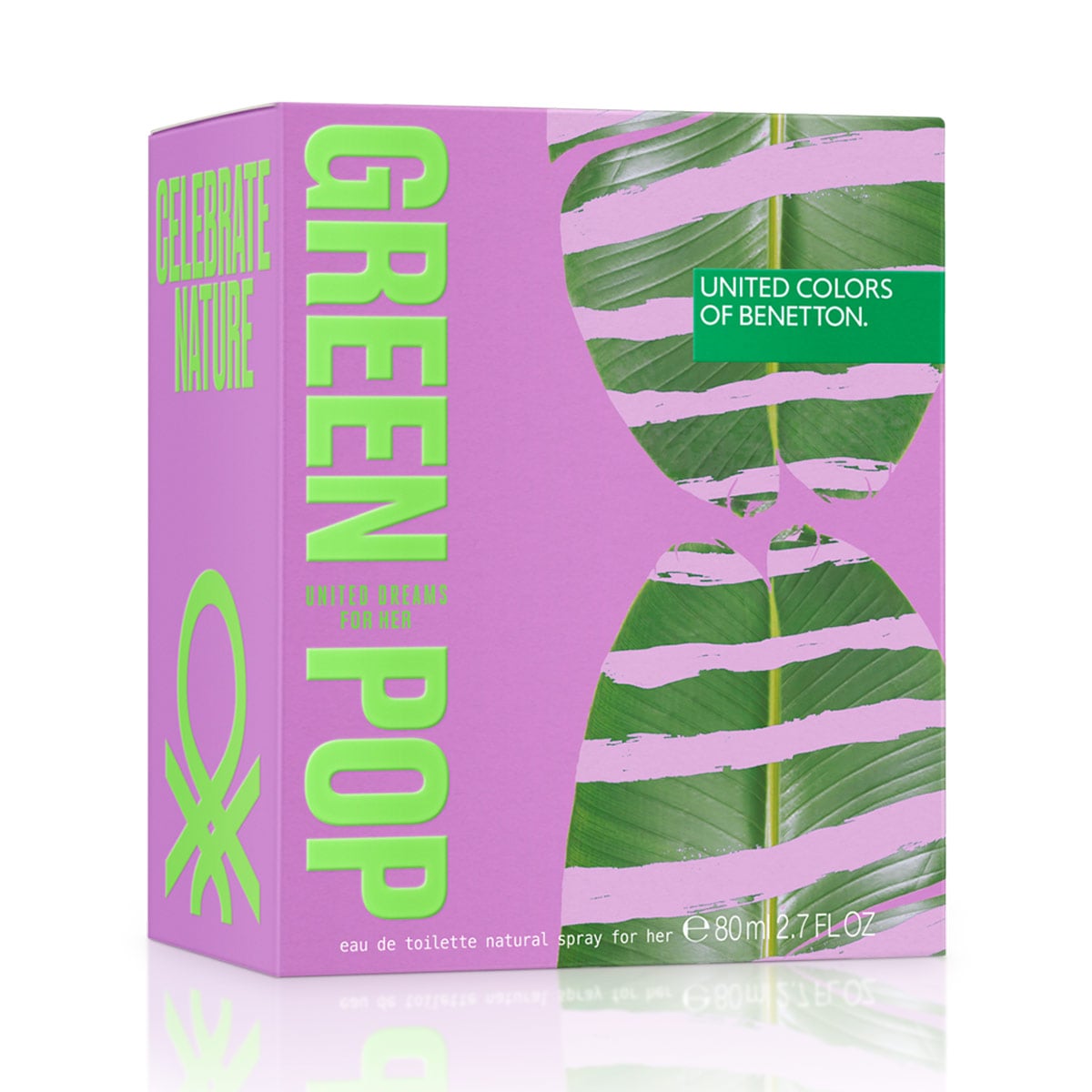 PERFUME BENETTON UNITED DREAM GREEN POP MUJER EDT 80ML - 3