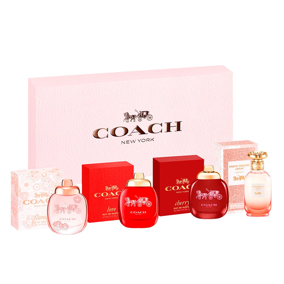 SET PERFUMES COACH MINIATURAS MUJER EDP - 1