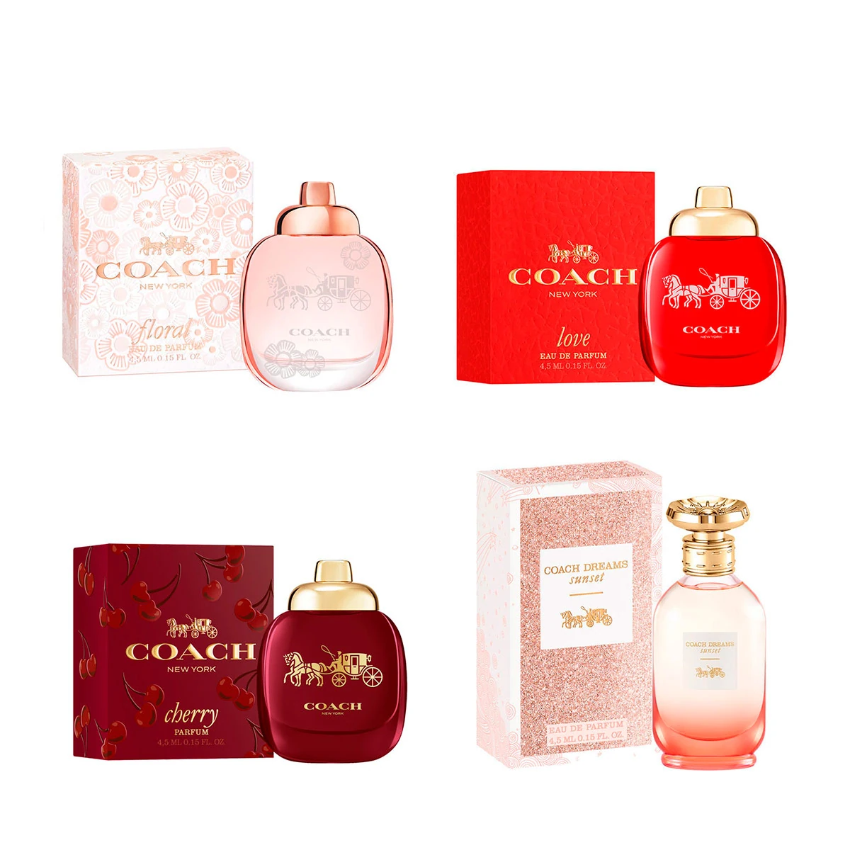 SET PERFUMES COACH MINIATURAS MUJER EDP - 2
