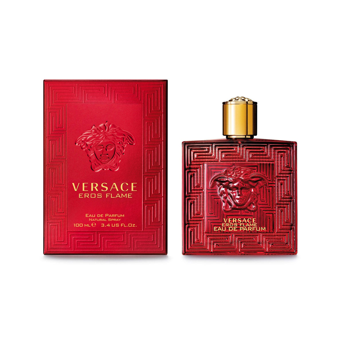 SET VERSACE EROS FLAME HOMBRE EDP 100ML+SHOWERGEL 150ML+5ML - 2