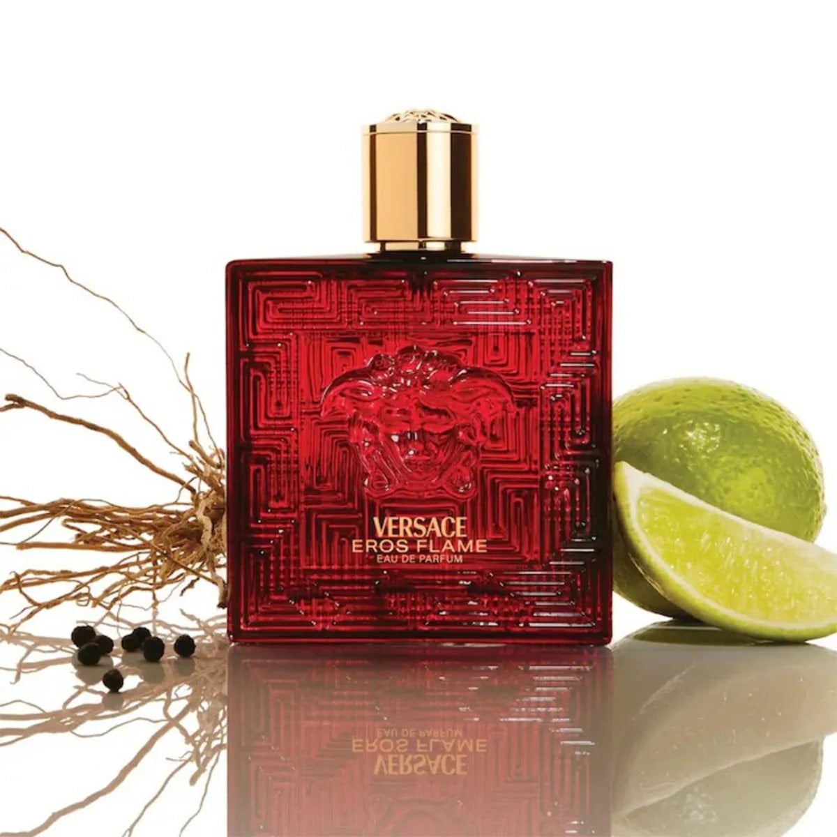 SET VERSACE EROS FLAME HOMBRE EDP 100ML+SHOWERGEL 150ML+5ML - 3