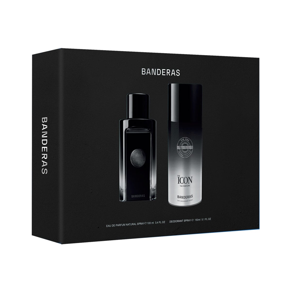 SET PERFUME BANDERAS THE ICON X HOMBRE EDP 100ML+150ML - 2