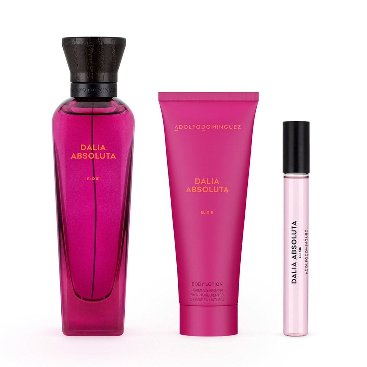 SET PERFUME ADOLFO DOMINGUEZ DALIA ABSOLUTA ELIXIR MUJER PARFUM 120ML+10ML+75ML - 2