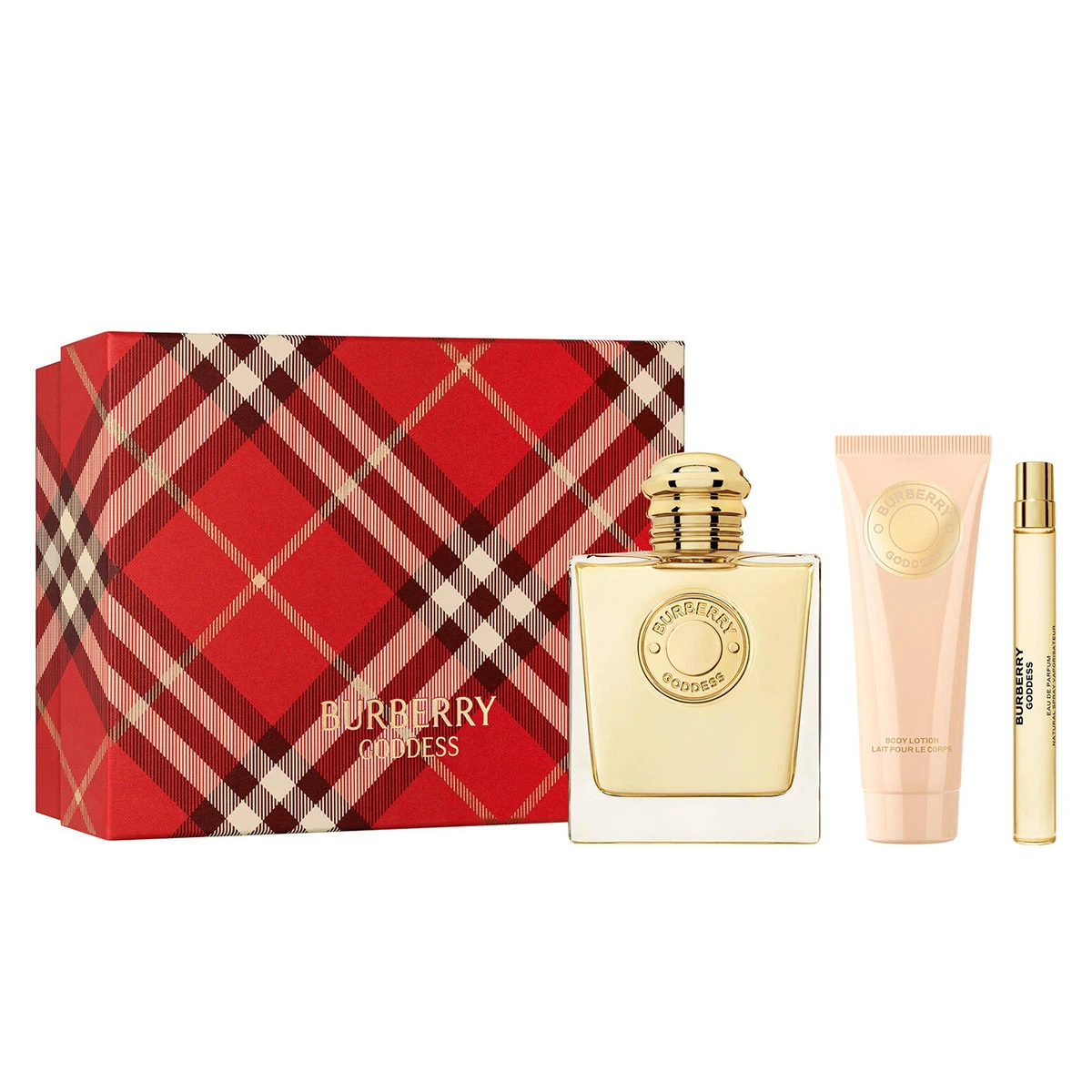 SET PERFUME BURBERRY GODDESS MUJER EDP 100ML+75ML+10ML - 1