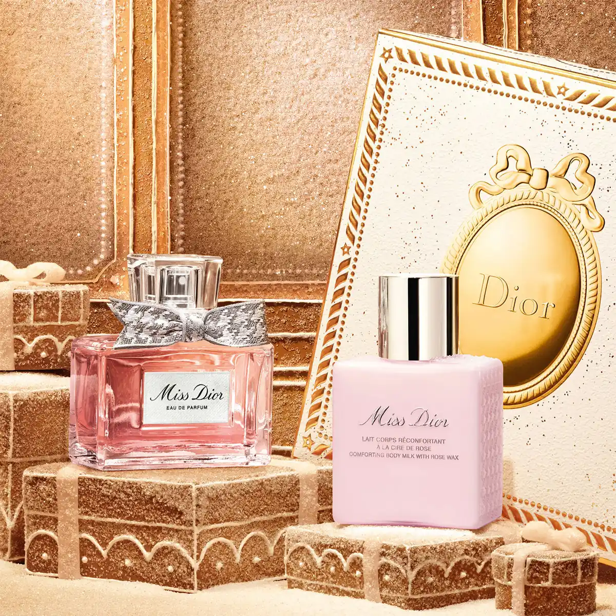 SET MISS DIOR EAU DE PARFUM 50ML + BODY MILK 75ML - 2