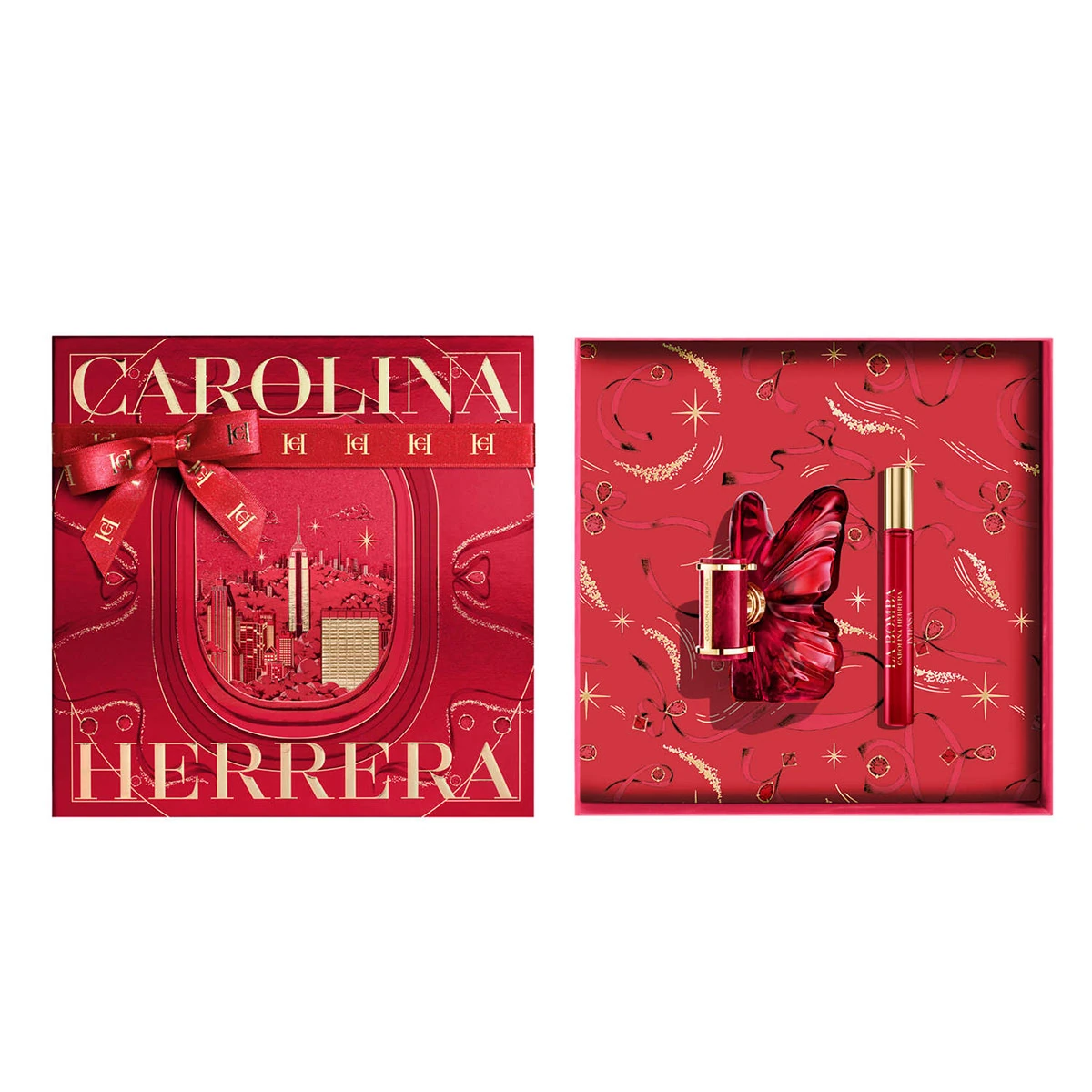 SET PERFUME CAROLINA HERRERA LA BOMBA INTENSA RECARGABLE MUJER EDP 50ML+10ML - 2