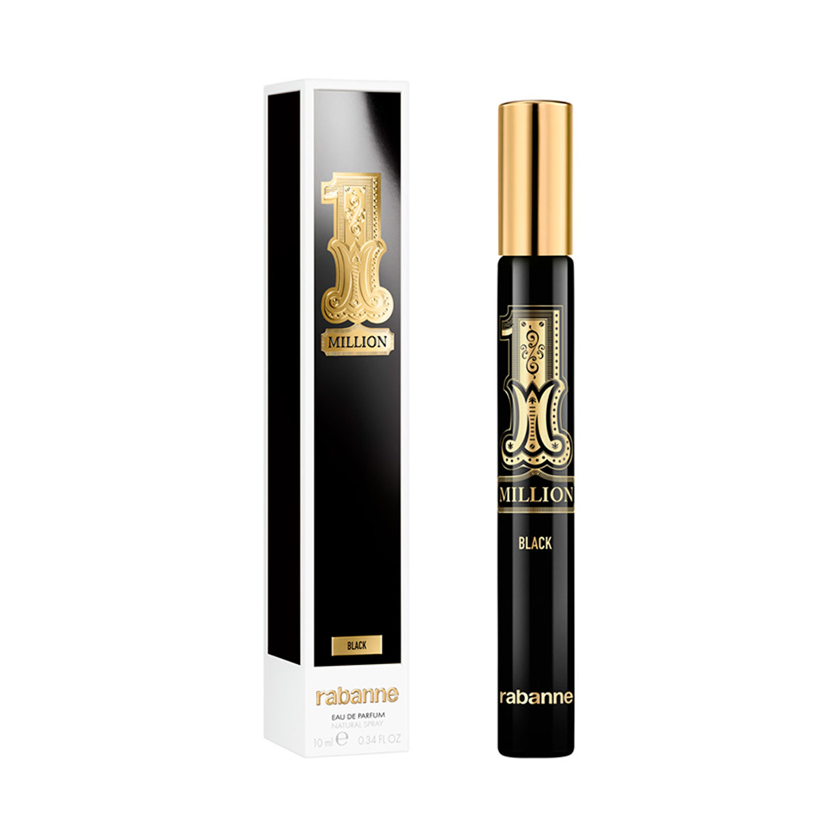 PERFUME RABANNE 1 MILLION BLACK HOMBRE EDP 10ML - 1