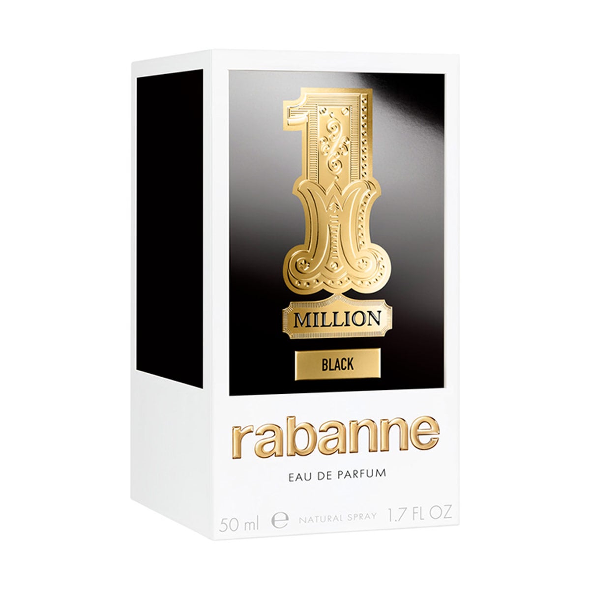PERFUME RABANNE 1 MILLION BLACK HOMBRE EDP 50ML - 3