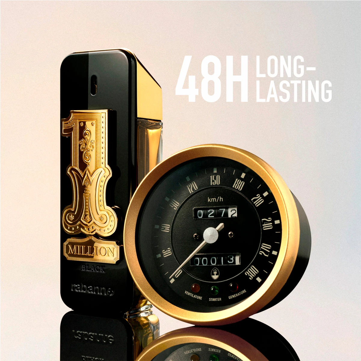 PERFUME RABANNE 1 MILLION BLACK HOMBRE EDP 50ML - 5