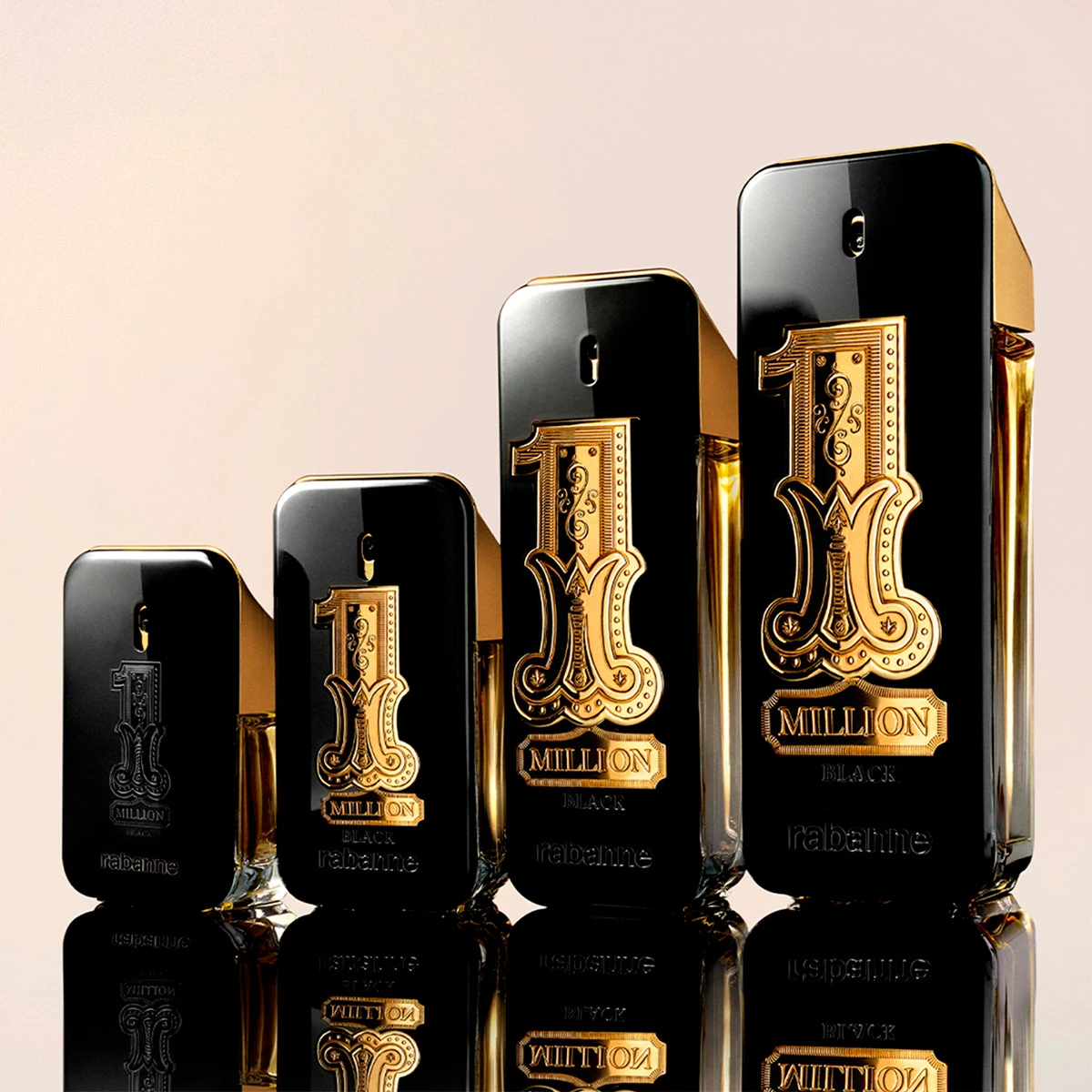 PERFUME RABANNE 1 MILLION BLACK HOMBRE EDP 50ML - 7