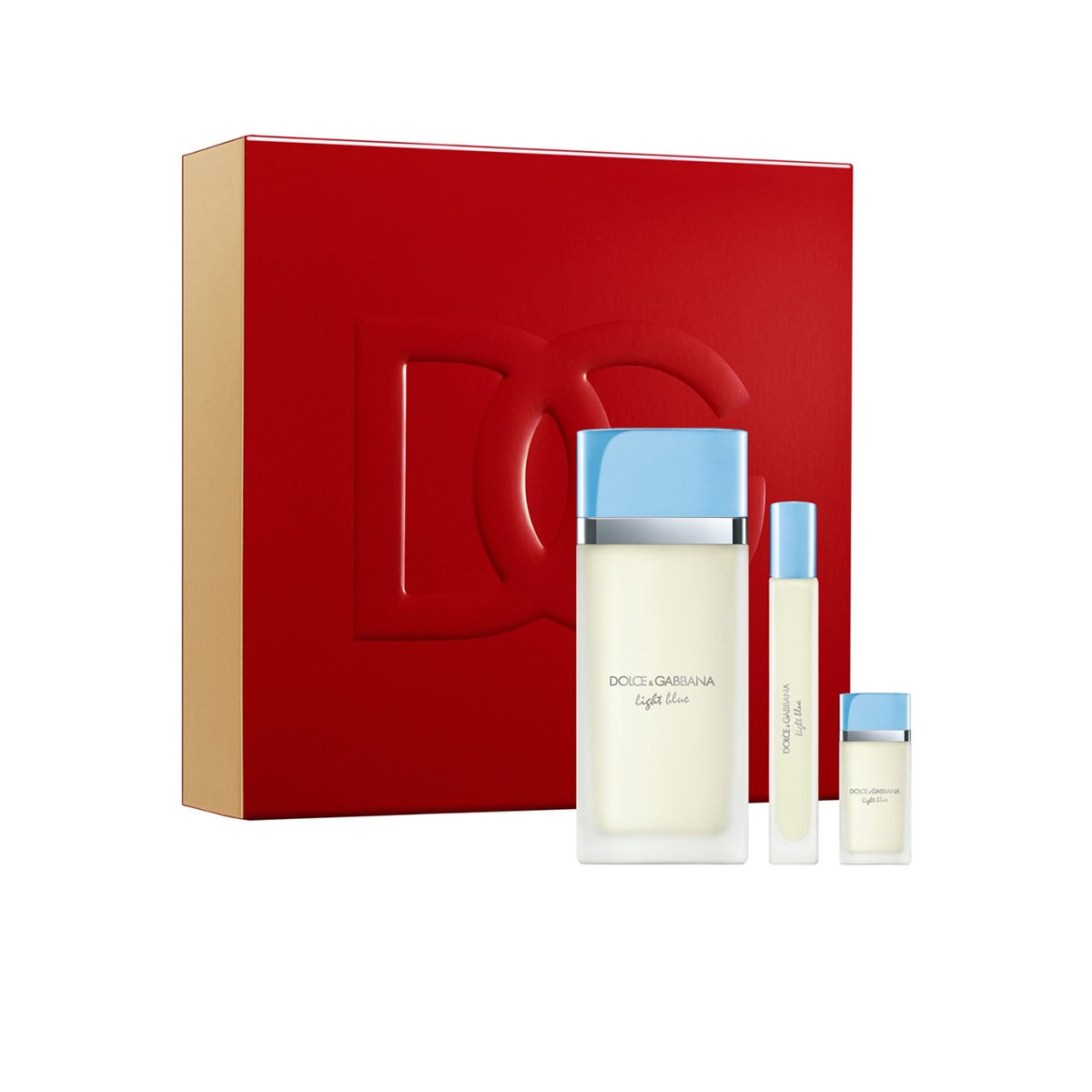 SET PERFUME DOLCE&GABBANA LIGHT BLUE MUJER EDT 100 ML+10 ML+ 5 ML - 1