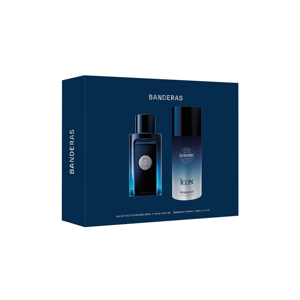 SET PERFUME BANDERAS THE ICON HOMBRE EDT 100ML+150ML - 2