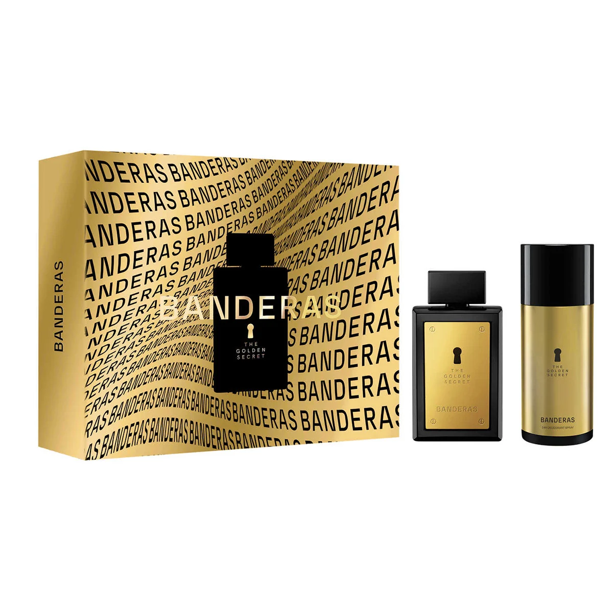 SET PERFUME BANDERAS THE GOLDEN SECRET HOMBRE EDT 100ML+150ML - 1