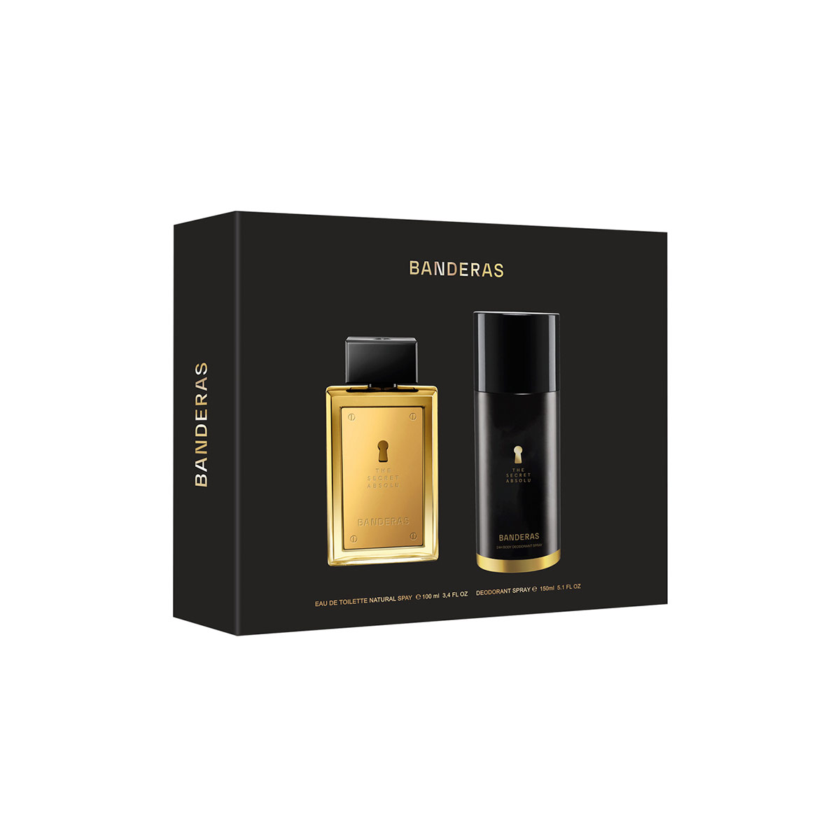 SET PERFUME BANDERAS THE SECRET ABSOLU HOMBRE 100ML+150ML - 2