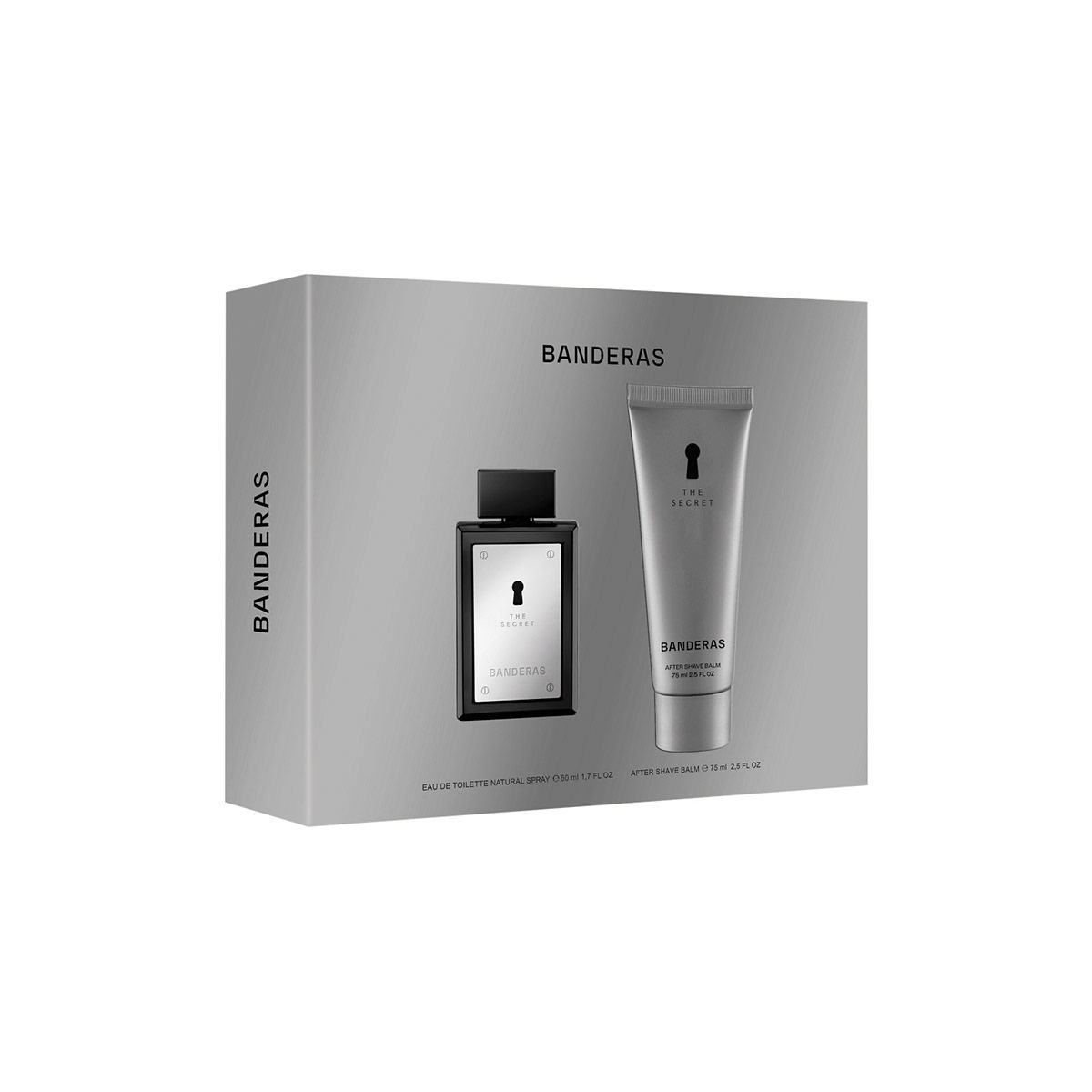 SET PERFUME BANDERAS THE SECRET HOMBRE EDT 50ML+75ML - 2