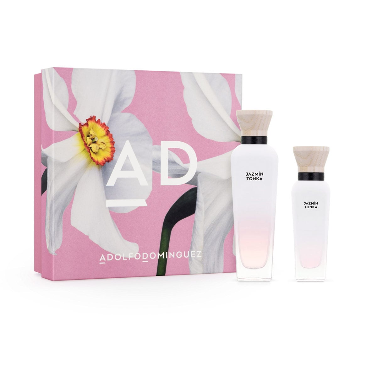 SET PERFUME ADOLFO DOMINGUEZ JAZMIN TONKA MUJER EDP 120ML+60ML - 1