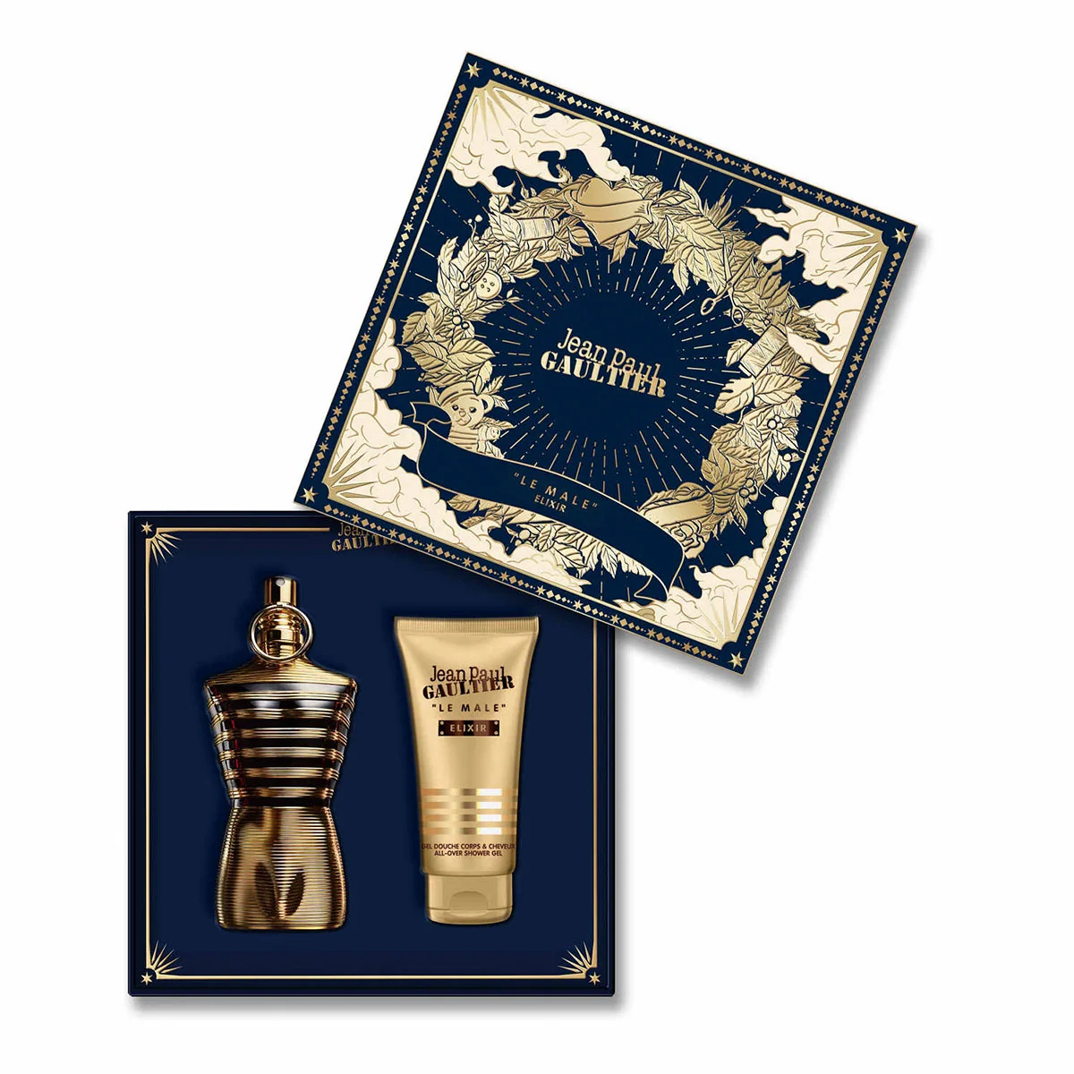 SET PERFUME JEAN PAUL GAULTIER LE MALE ELIXIR HOMBRE PARFUM 75ML+75ML - 2