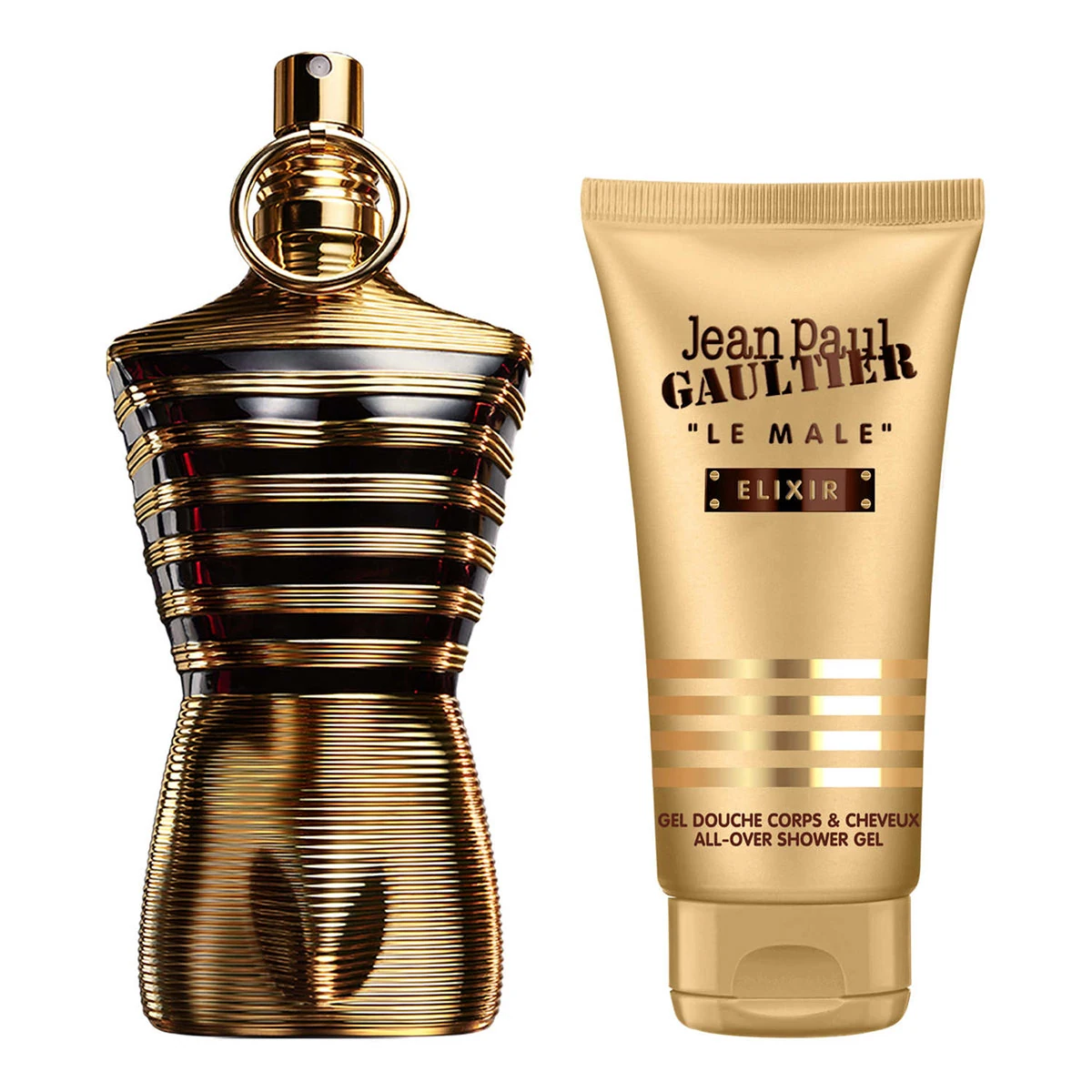 SET PERFUME JEAN PAUL GAULTIER LE MALE ELIXIR HOMBRE PARFUM 75ML+75ML - 3
