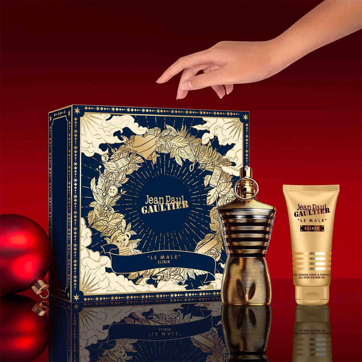 SET PERFUME JEAN PAUL GAULTIER LE MALE ELIXIR HOMBRE PARFUM 75ML+75ML - 4