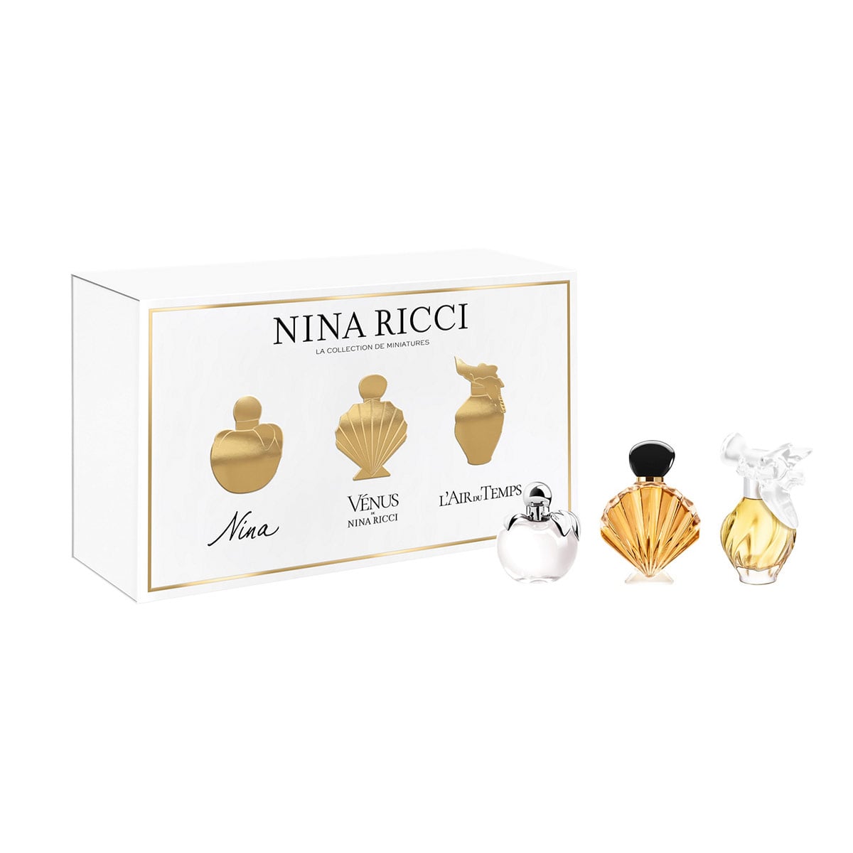 SET PERFUME NINA RICCI MINIATURAS MUJER EDT 4ML+EDP 4ML+EDP 4ML - 1
