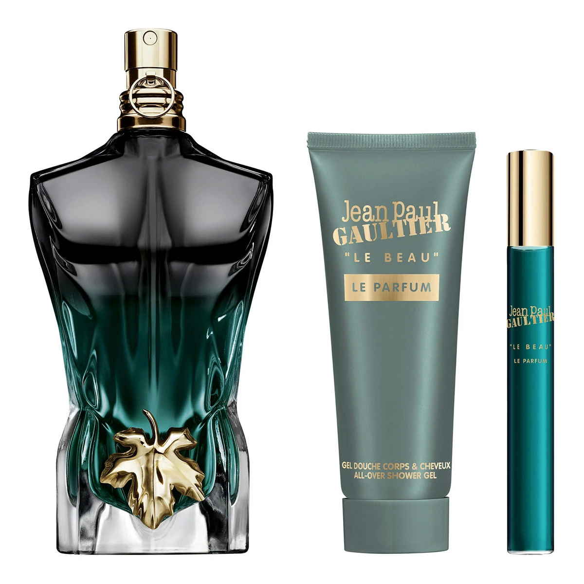 SET PERFUME JEAN PAUL GAULTIER LE BEAU HOMBRE EDP INTENSE 125ML+75ML+ EDP INTENSE 10ML - 3