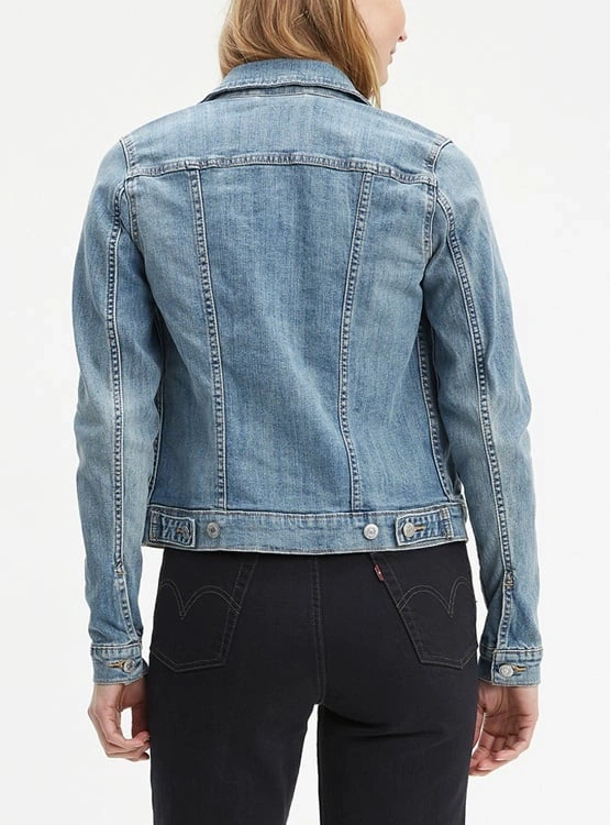 CASACA MUJER LEVI'S AZUL CLARO ORIGINAL TRUCKER - 3