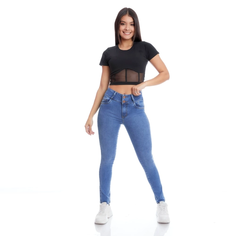 JEAN SKINNY MUJER METAL JEANS TOBILLERO MOOD AMANDA - 4