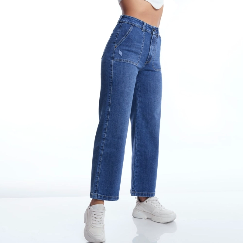 JEANS STRAIGHT MUJER METAL JEANS KIM - 2