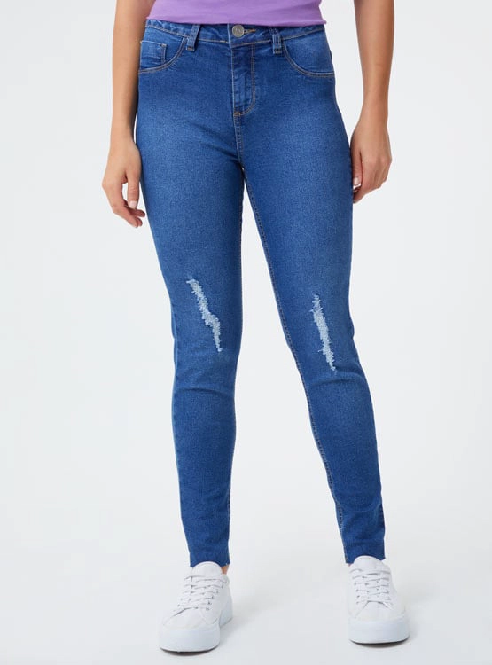 JEANS MUJER INDEX KATE PITILLO RASGADO - 1